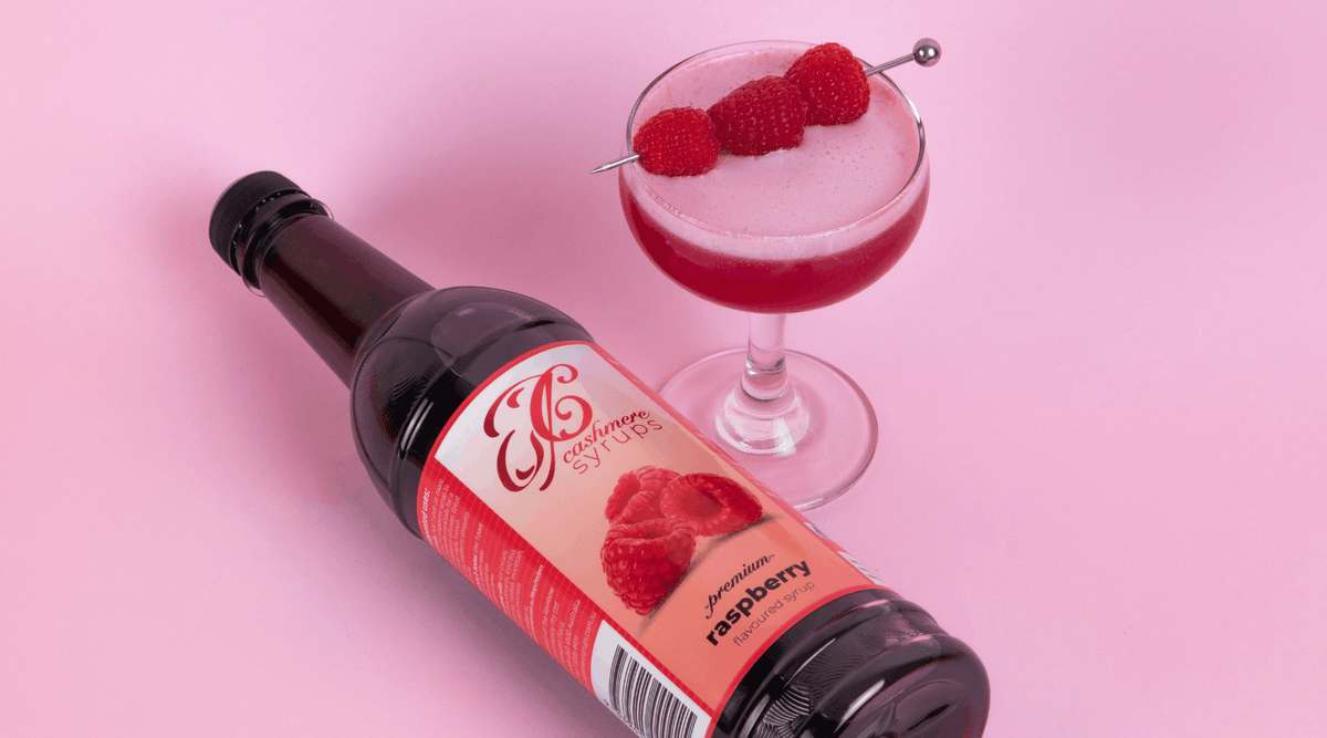 Clover Club Cocktail Recipe with Raspberry Syrup
