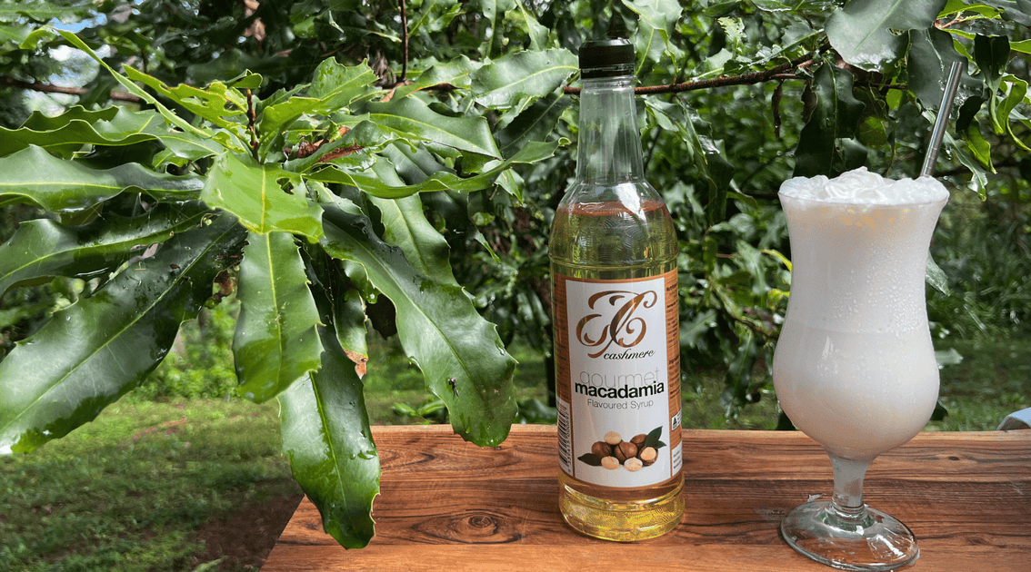 Irresistible Macadamia Frappe recipe! Cashmere Syrups