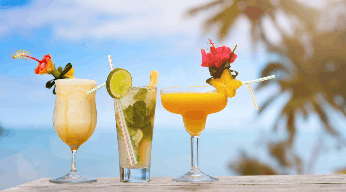Modern Cocktails Using Exotic Syrups