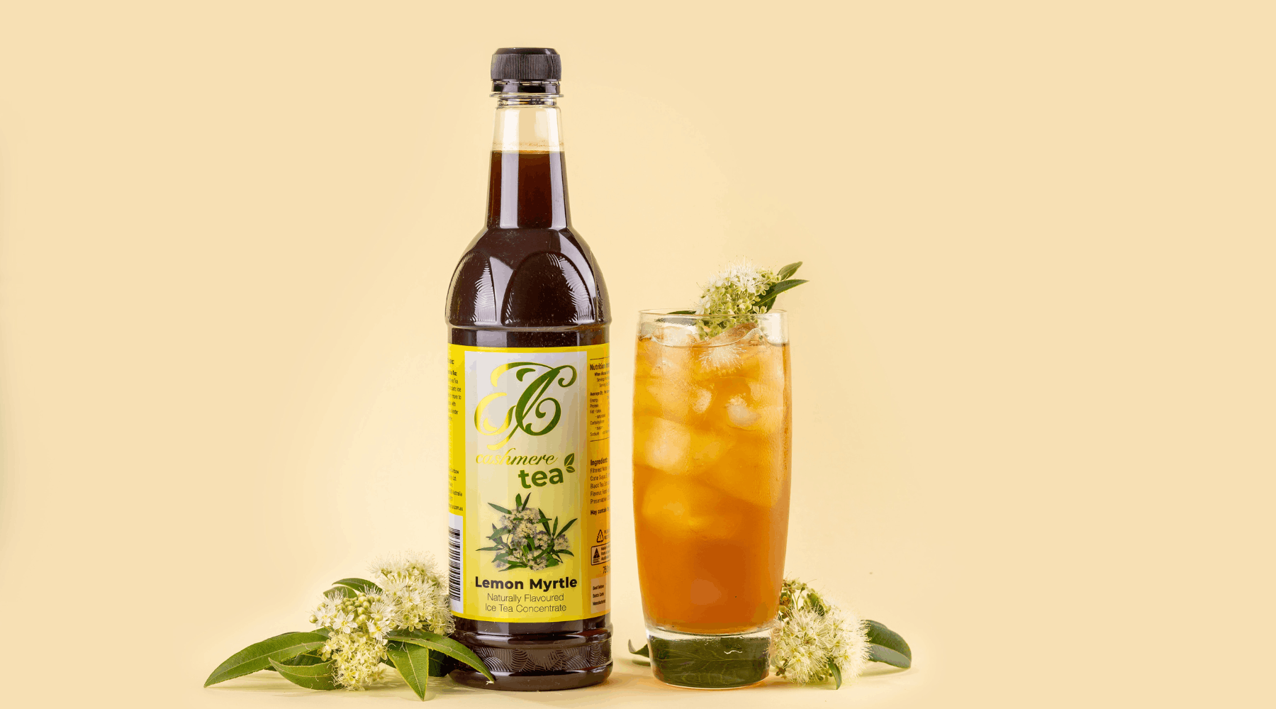 Homemade Iced Teas with Cashmere Iced Tea Concentrates