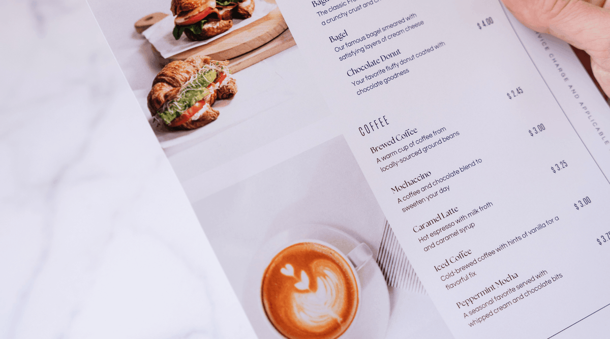 Café Menu Design: How to Make Your Flavoured Drinks Stand Out
