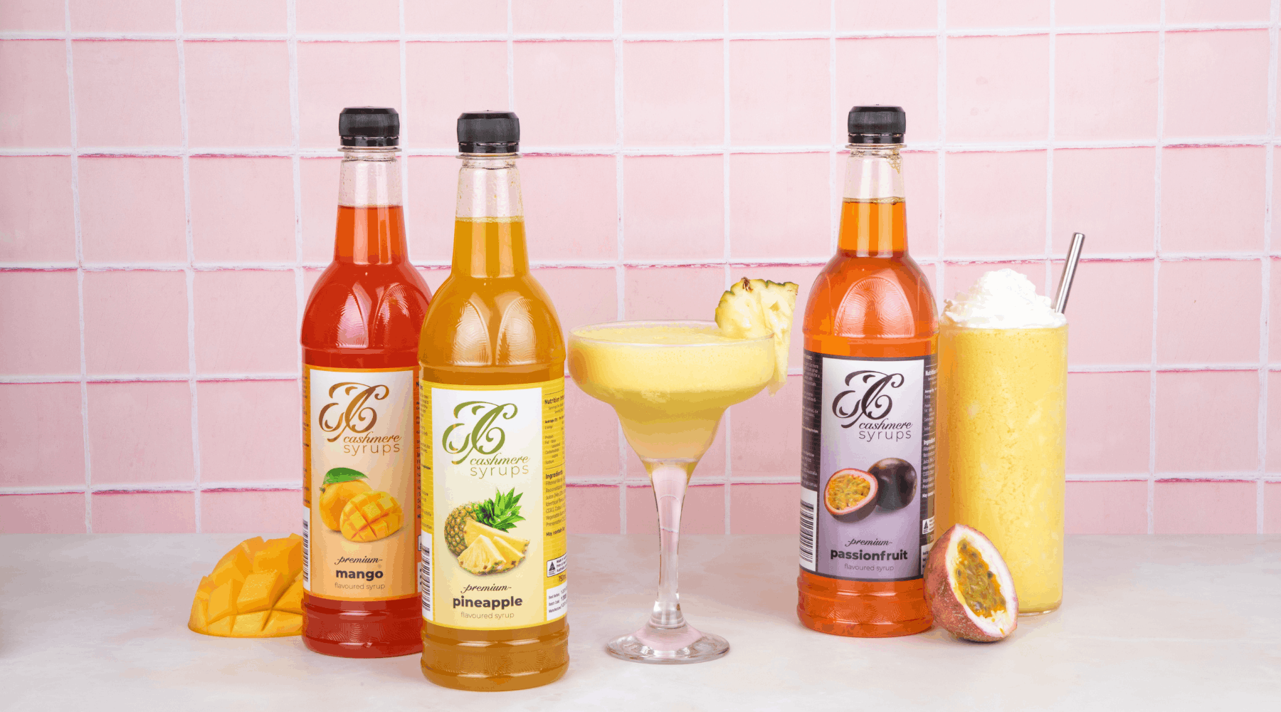 How to Use Our New Pineapple, Mango & Passionfruit Syrups