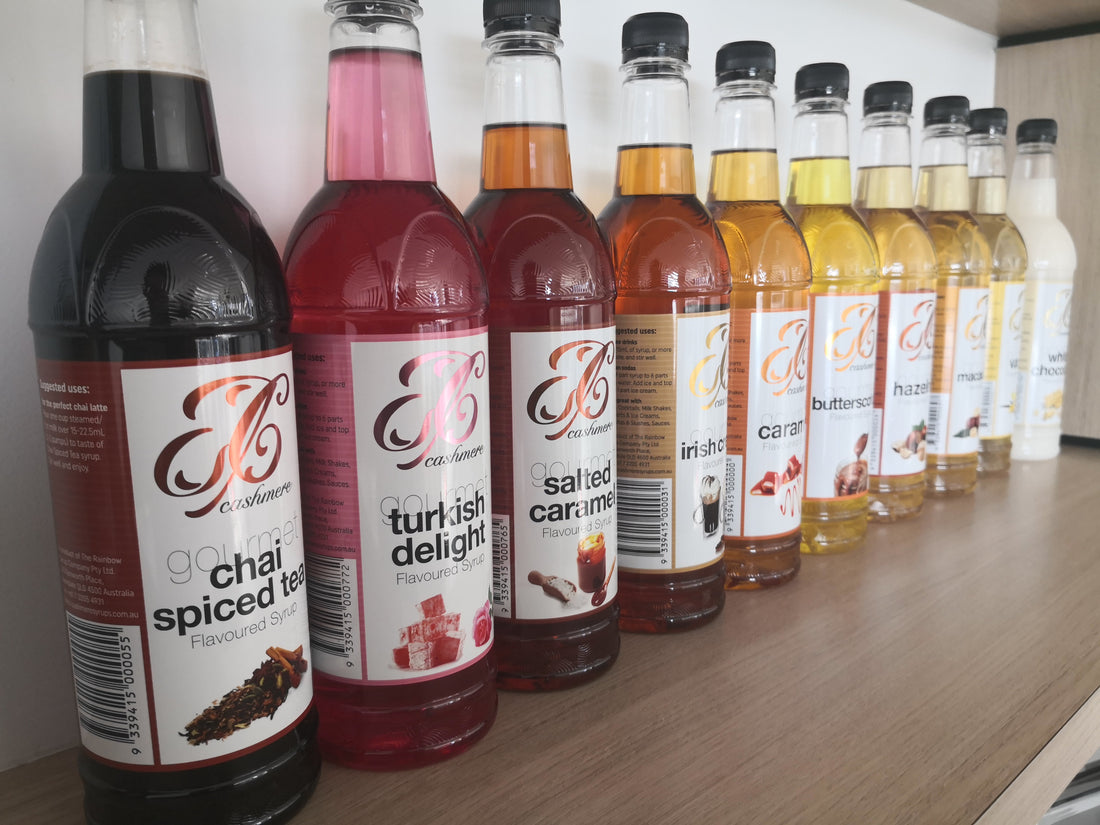 Coffee syrup flavours