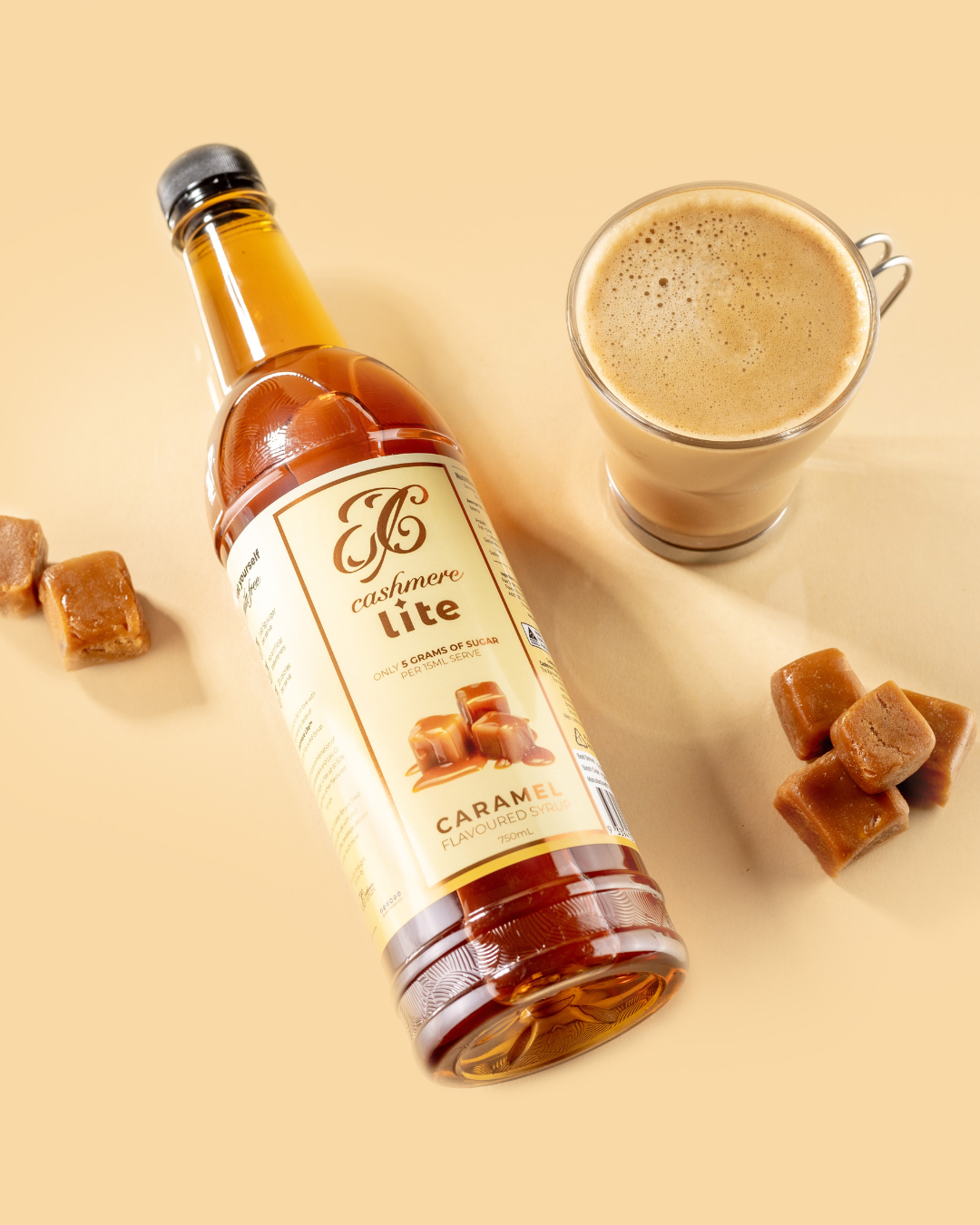 Cashmere Lite Caramel Flavoured Syrup