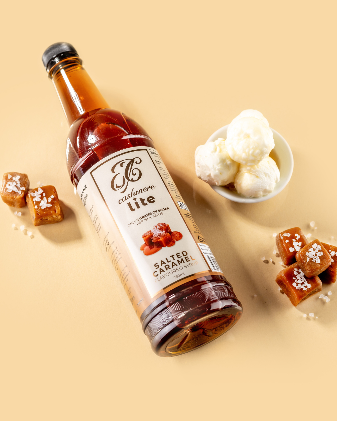Cashmere Lite Salted Caramel Flavoured Syrup