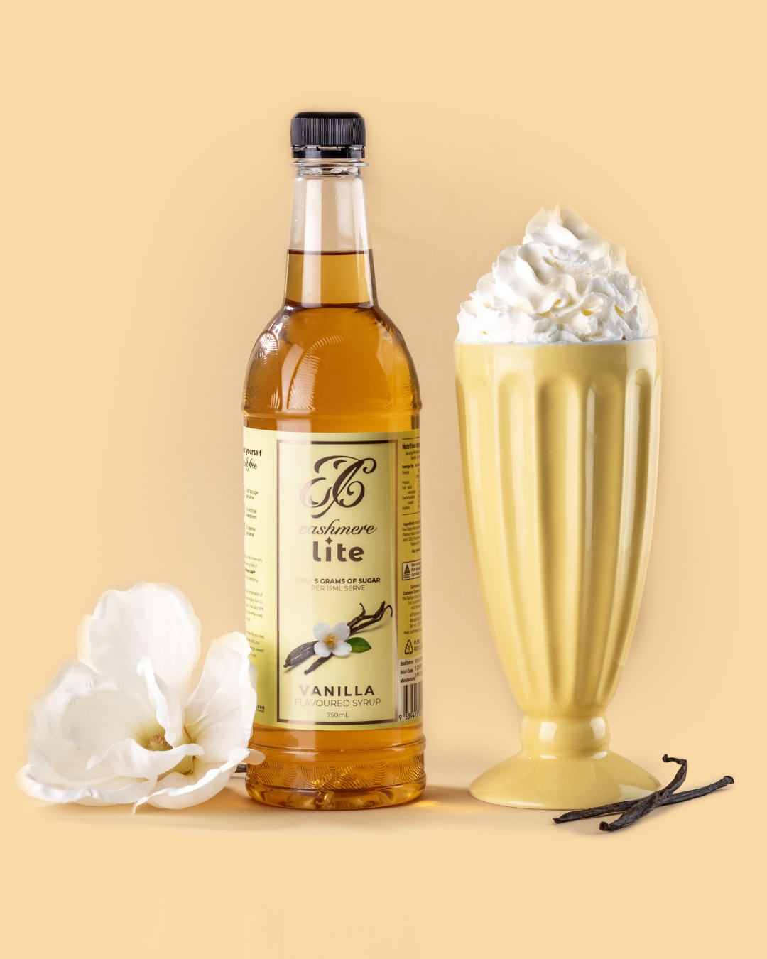 Cashmere Lite Vanilla Flavoured Syrup