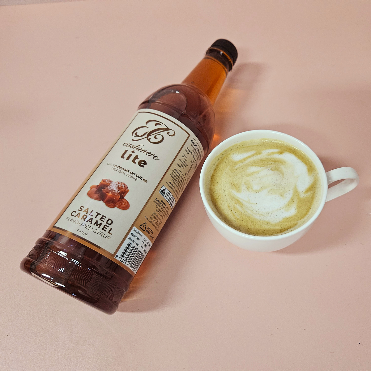 Cashmere Lite Salted Caramel Flavoured Syrup LOW SUGAR Cashmere Syrups