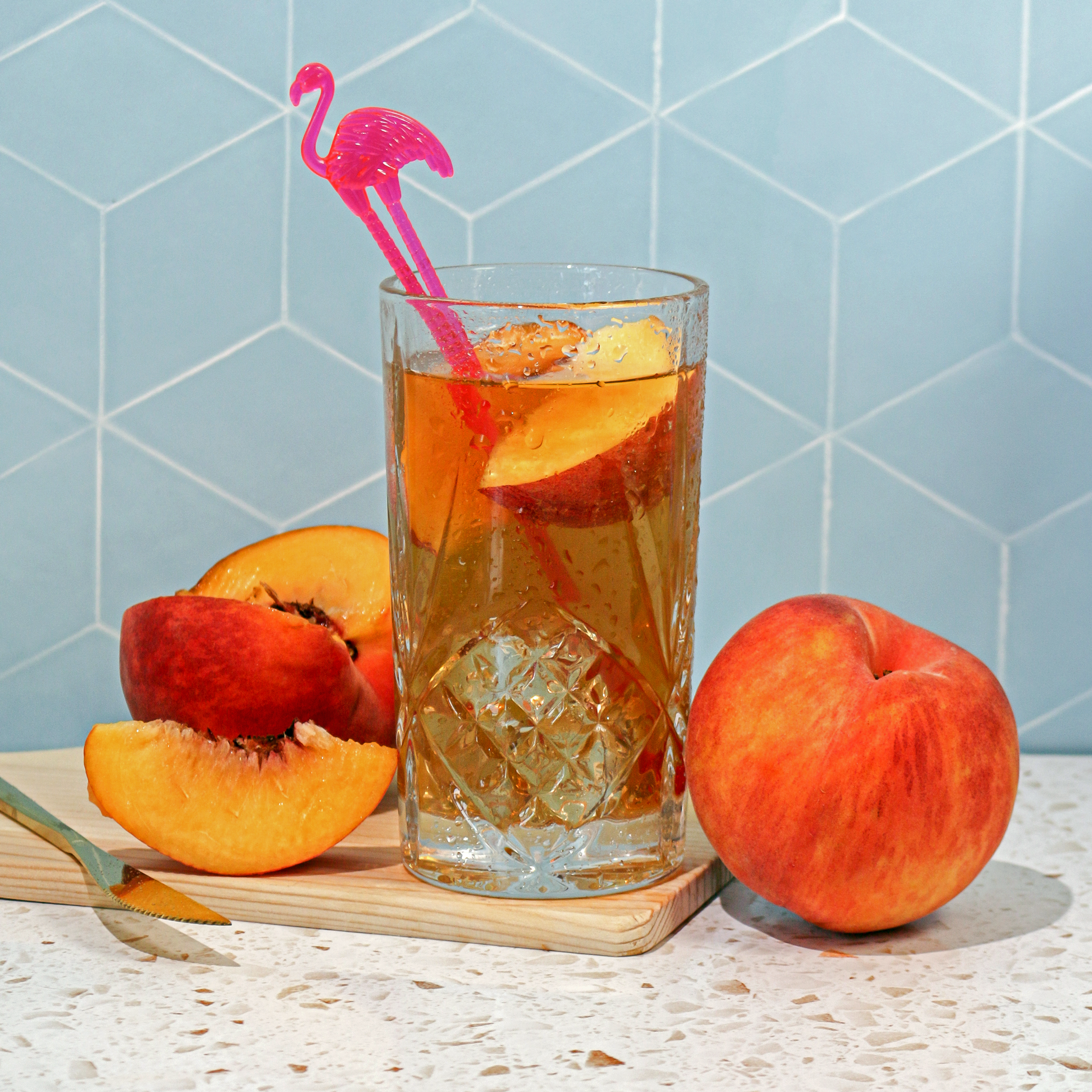 Peach & Hibiscus Iced Tea Concentrate