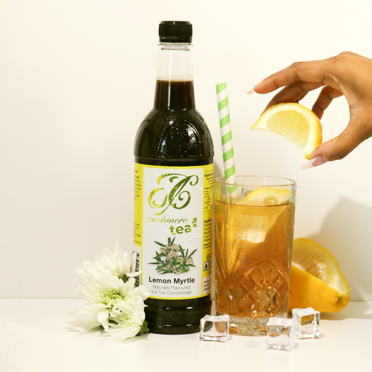 Lemon Myrtle Iced Tea Concentrate Cashmere Syrups
