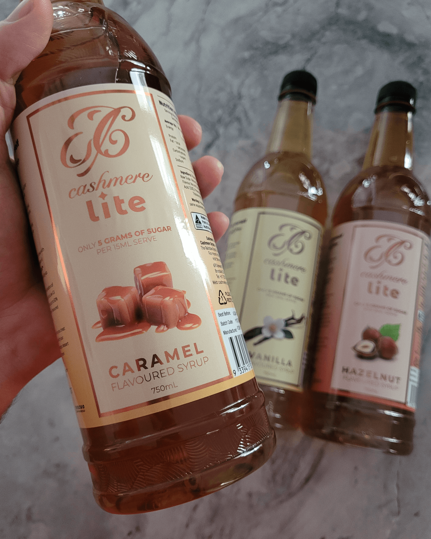 Cashmere Lite Caramel Flavoured Syrup