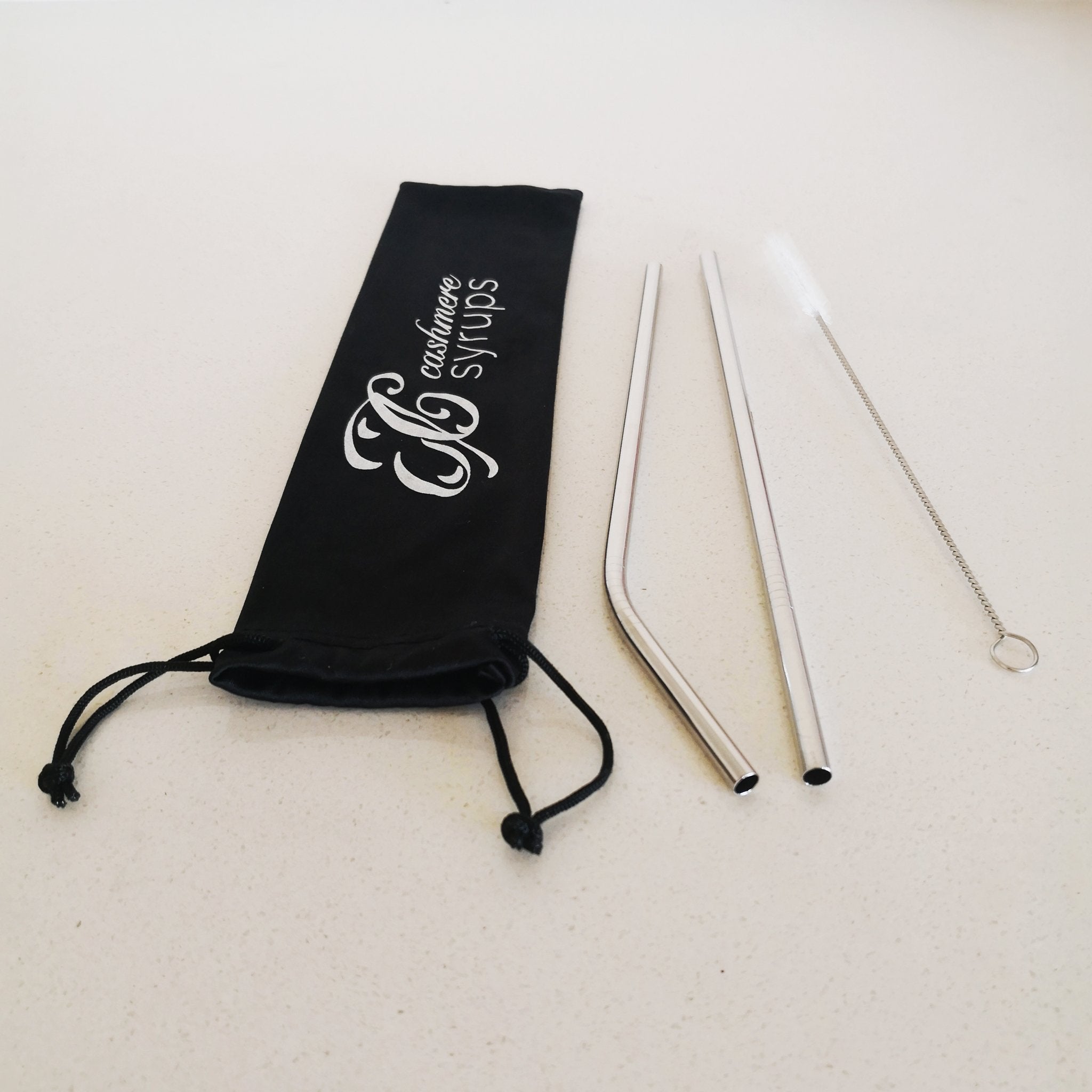 Reusable Metal Straw Set - Cashmere Syrups